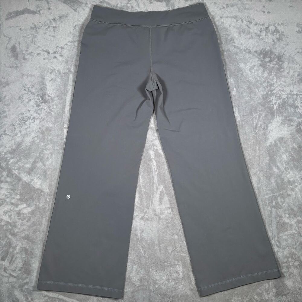 Lululemon Gray Straight Leg Drawstring Pants Wome… - image 2
